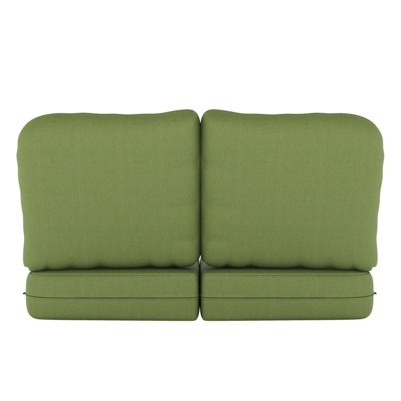 Indoor/Outdoor Sunbrella® Seat/Back Cushion, Spectrum Cilantro Sunbrella® Plainweave