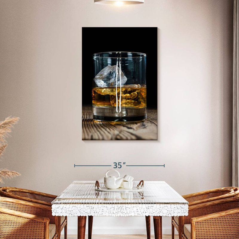 Yarlin Ice Cold Malt Whiskey, 45" H x 30" W