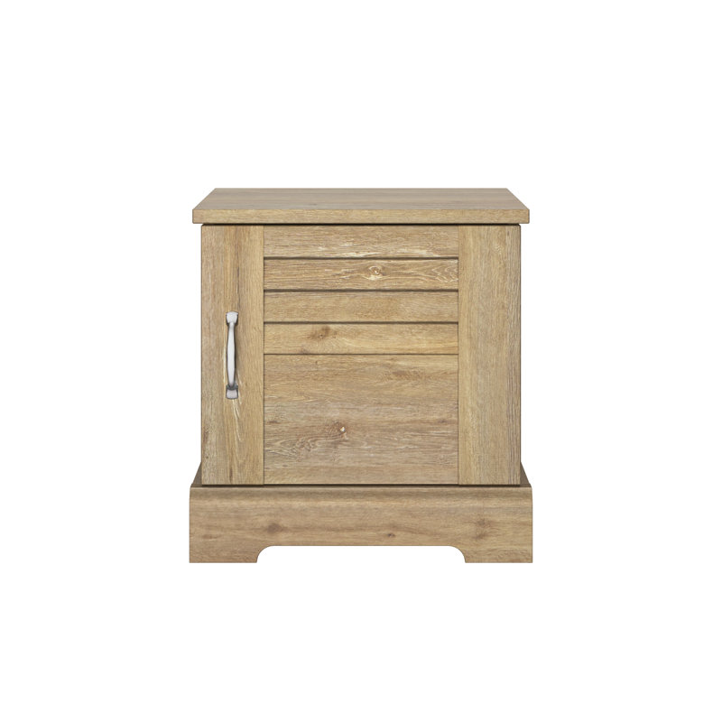 Quebec 51cm W Manufactured Wood Bedside Table