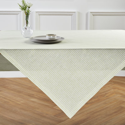 Sorrento Stripe - 100% Pure Linen Table Throw