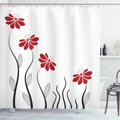  Rideau de douche simple à motif géométrique à motif géométrique