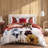 Bebejan Carnelian Flora 5 Piece Reversible Comforter Set-108243031