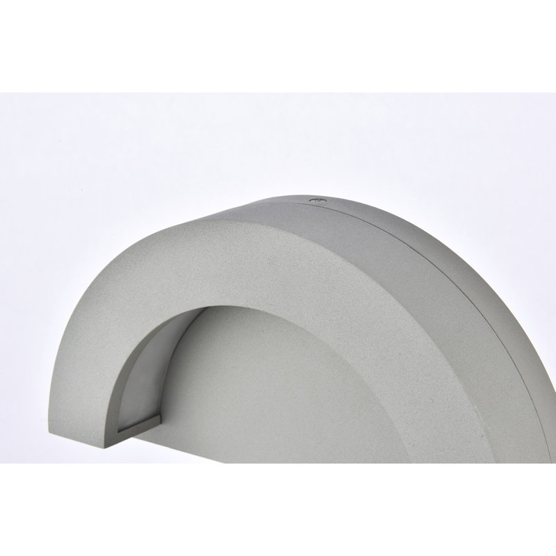 Dale LED Wall Light, Silver