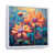 White Floater Framed