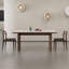 Table de salle à manger rectangulaire simple et rétro-103409661