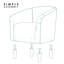 Upholstered Barrel Chair-667359147