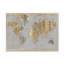 Gilded Map Light Grey by Wild Apple Portfolio - Print-1308562975-1308562945