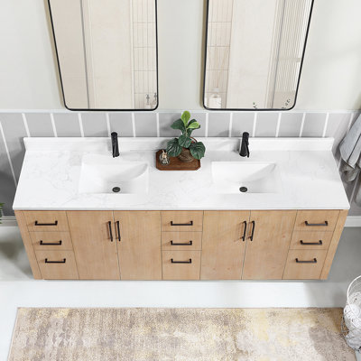 Meuble-lavabo double 84 po Cloverfield