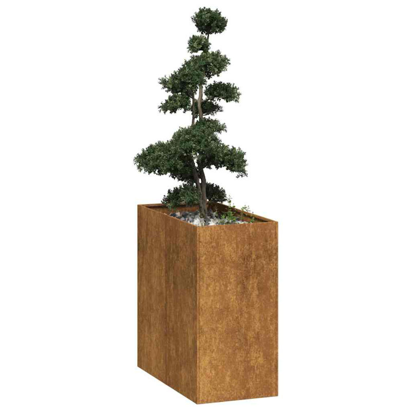 Grand pot à fleurs vidaXL, H 31,5 po x l 15,7 po x P 31,5 po