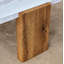 Table basse moderne en bois aggloméré avec pieds en bois aggloméré
