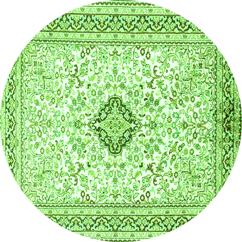 Mamta Performance Oriental Indoor Rug, Round 7'