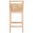 Velga Solid Wood Upholstered Counter Stool -1908621503
