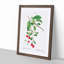 Cherry Tree Branch by Pierre-Joseph Redoute - Picture Frame Painting Print-55536142-55536140