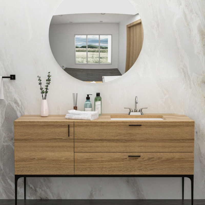 21.5'' x 15'' White Ceramic Rectangular Undermount Bathroom Sink