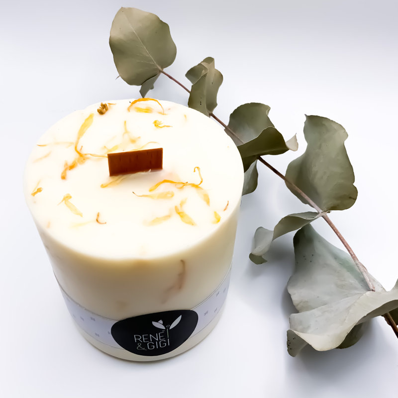 Plant / Floral Scented Pillar Candle