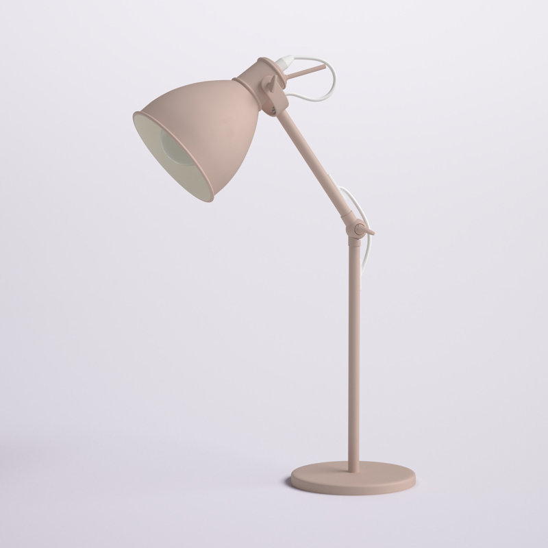 Lampe de bureau 17,05 po Jakob, Pastel abricot