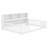 Floor Bed with Convenient Shelves and Protective Guardrails-2081308459