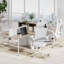 Chaise de bureau ergonomique en filet avec accoudoirs relevables Inbox Zero-2134407895