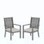 Ensemble de 2 chaises de patio en aluminium toutes saisons avec coussins et structure épais-2011235215-2011235212