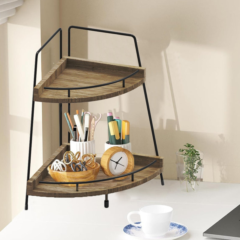 Nevzeta 13.58 " W Iron Storage Rack