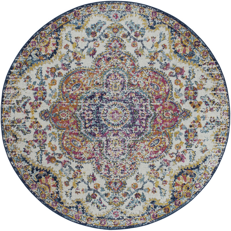 Neel Oriental Area Rug, Round 200cm