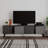 Modern TV Stand with Push to Open Doors, Anthracite Color, 70.9 x 19.7 x 11.6 inches | 100% Melamine Coated Particle Board, Thickness: 0.7 inches | Soft-Close Hinges, Metal Legs, Multiple Shelves for Stylish Storage-1977329090