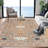 Insect Machine Washable Soft Area Rug for Living Room, Low Pile Non-Slip, Under Bed, Thin, Farmhouse Style.-1319965099