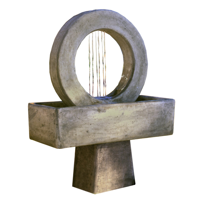 Portal Cast Stone Fountain, Ancient Stone