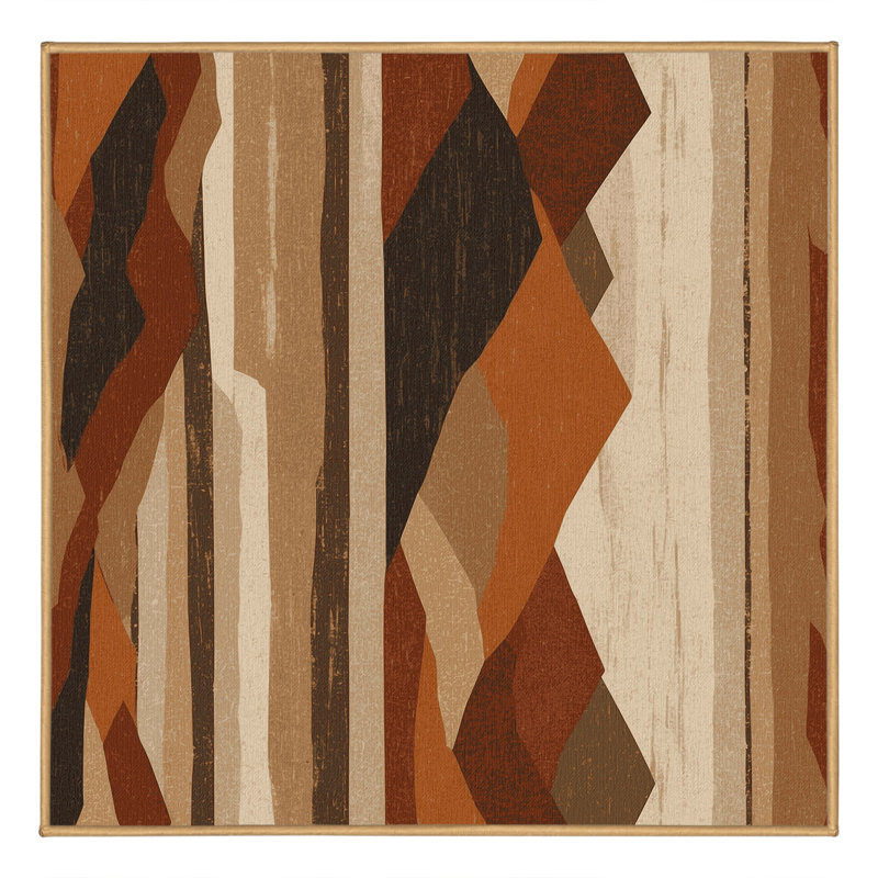 Solar Drift Rug, Square 5'