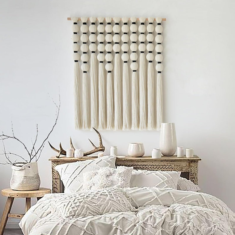 Spherical Cotton Textile Wall Hanging