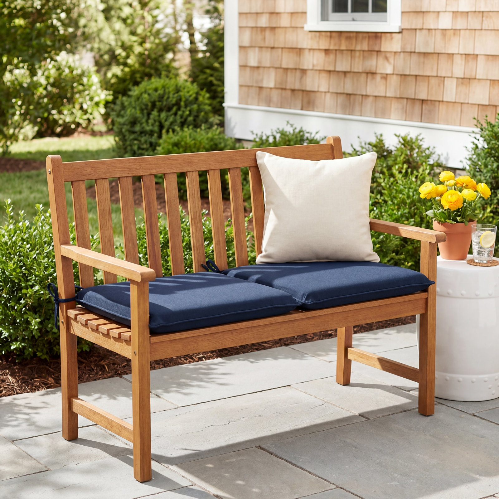 Chair Pad Cushion, 2" H x 17" W x 19" D
