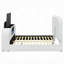 Lit Shelyn avec conduit, meuble télé, foyer et Bluetooth-2114325280