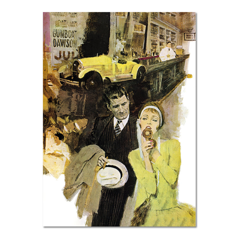 The Actor (Gunboat And Madge) by Giallobus - No Frame Print on Vetro Acrilico Plexi