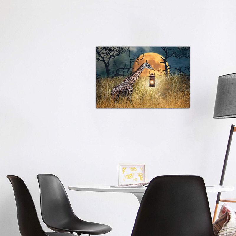 Moonlit Stroll by Karen Burke - Wrapped Canvas Print, 101.6 cm H x 66.04 cm W x 3.175 cm D