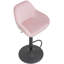 Kenery Swivel Upholstered Adjustable Height Counter Stool with Metal Frame-1523720441