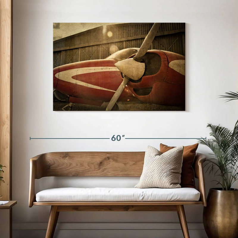 Mehar Retro Aircraft, 30" H x 45" W