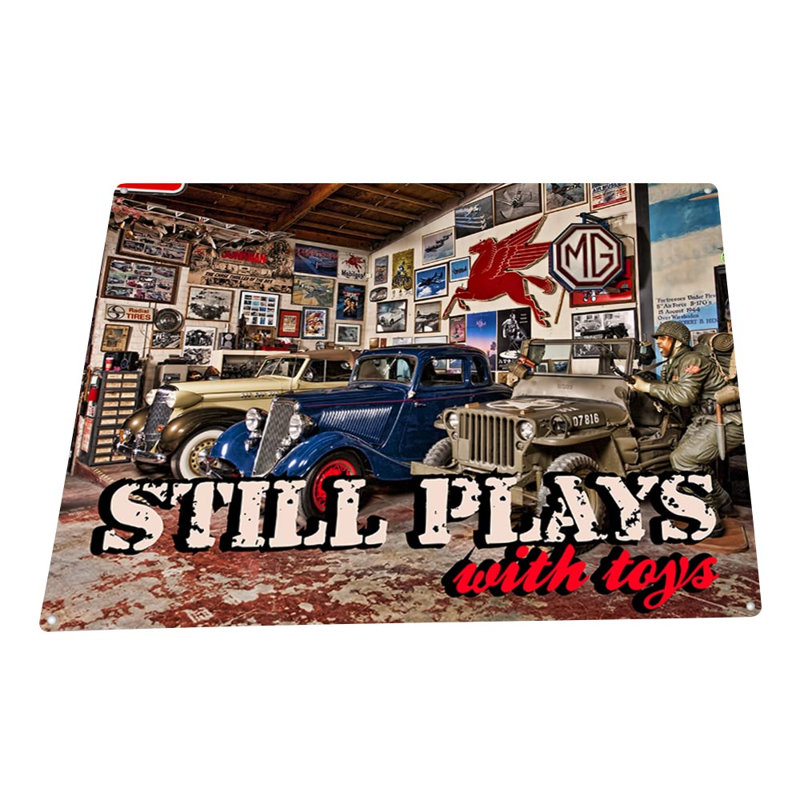 Metal Transportation Wall Decor