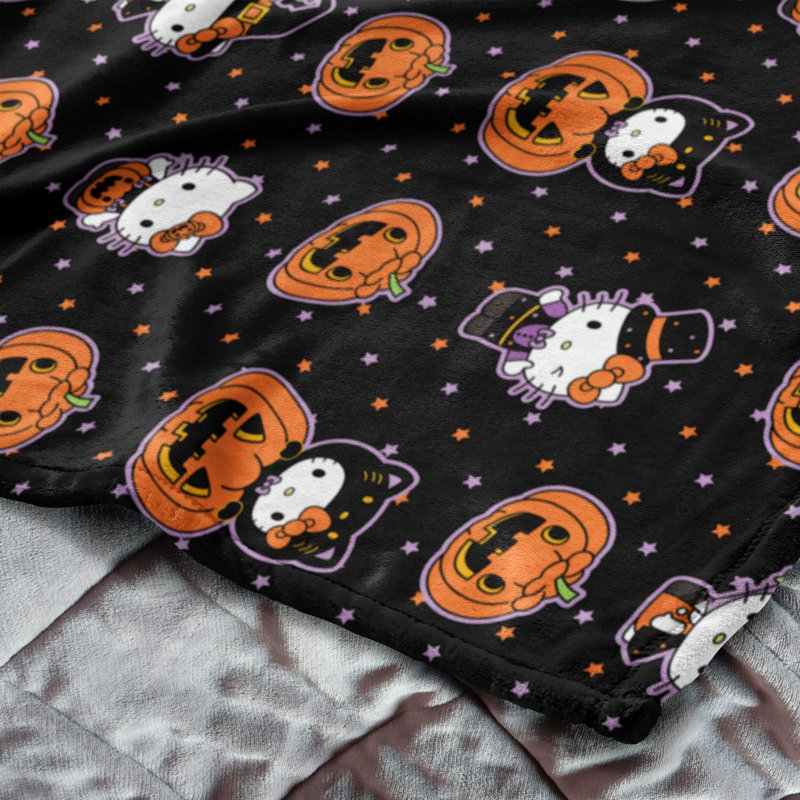 Machine Printed Throw Blanket