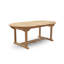 Lodewijk Oval Teak Extendable Outdoor Dining Table With Umbrella Hole , 210cm cm W 150cm cm D