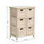 Abbotts Solid Wood 51cm W 6 - Drawer Chest of Drawers
