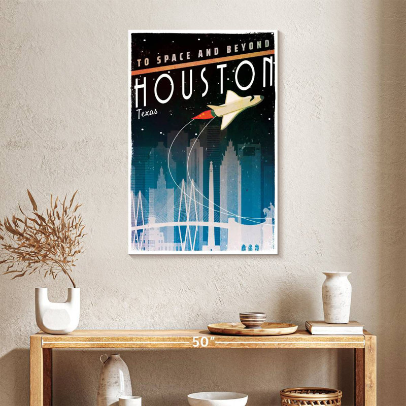 Beyond Houston, 36" H x 24" W