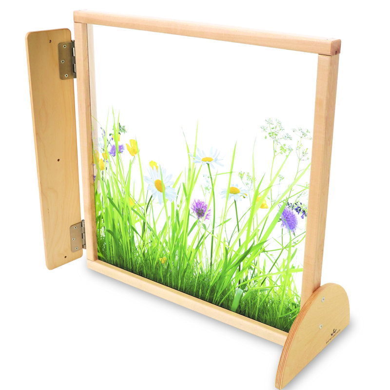 Nature View Clear Acrylic Toddler Room Divider Panel