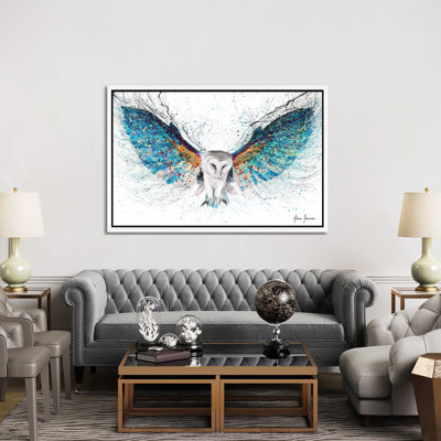 Opulent Night Owl by Ashvin Harrison - Wrapped Canvas Print
