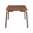 Contemporary Design Walnut Finish Dining Table