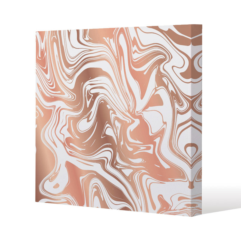 Marble Slim Style Canvas Print, 15mm Slim Real wood., 20 cm H x 20 cm W