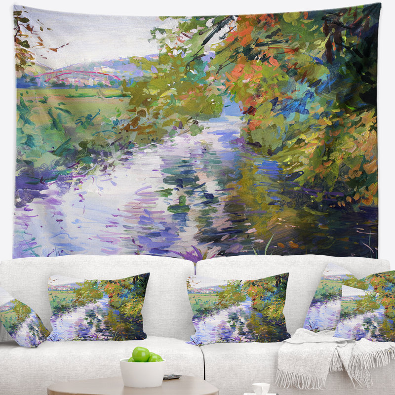 Peindre l'automne dans d'incroyables couleurs, H 50 po x l 60 po