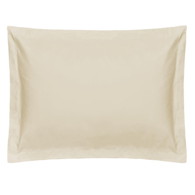 Plain Dye 400 TC Egyptian-Quality Cotton Oxford Pillowcase