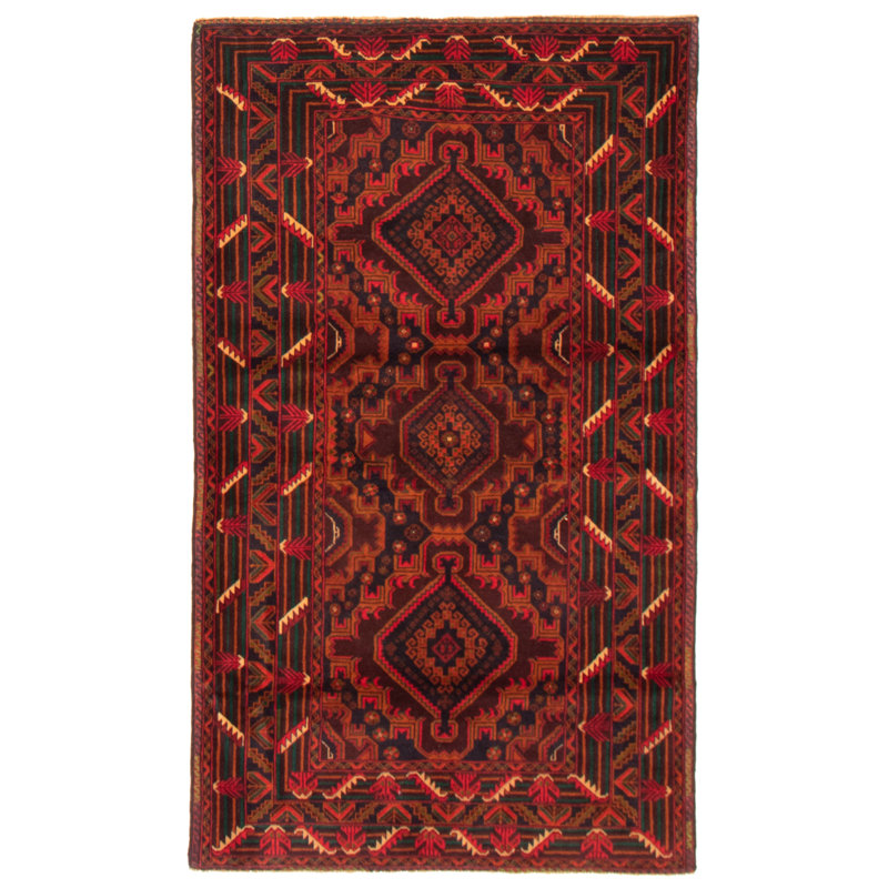 Tapis bourgogne foncé Lynnisha 4 pi 1 po x 6 pi 6 po