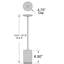 Luminaire suspendu cylindrique simple à 1 lumière Courter-2073655905-2073655906-2123095714