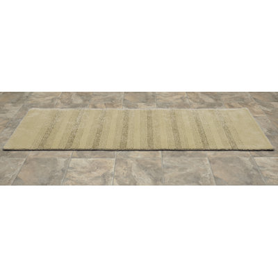 Niala Maaza Nylon Bath Rug with Non-Slip Backing